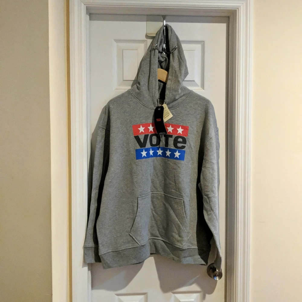 Levi's VOTE hoodie Men's Size XL limited style  